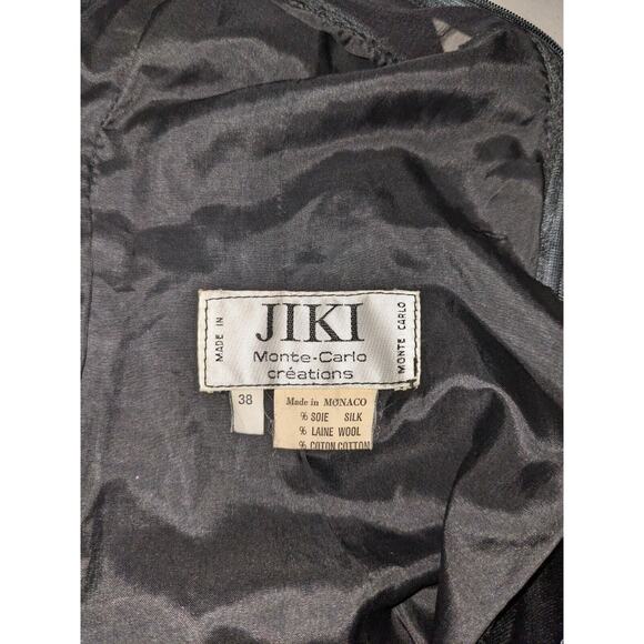 Jiki Monte Carlo Creations Black Dress With Rhinestones Size 38 (US 4) - Picture 10 of 15